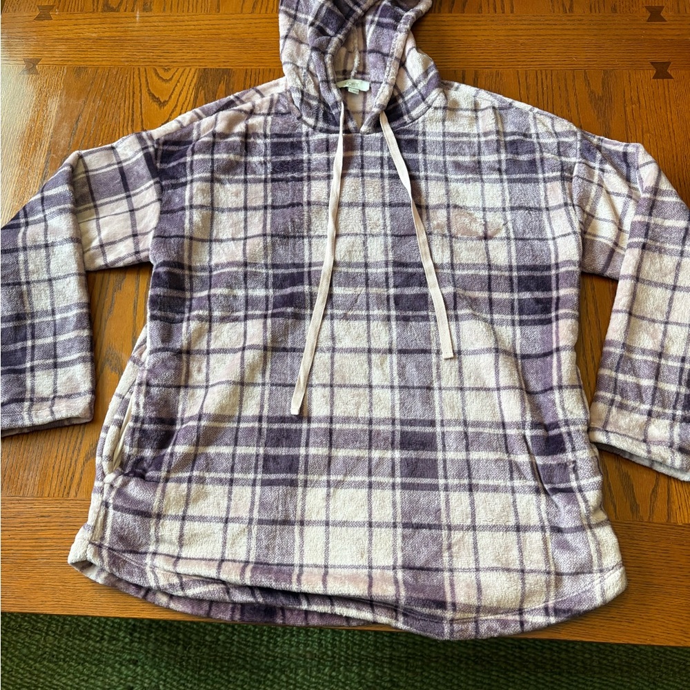 LOFT Purple Plaid Women's Sweater